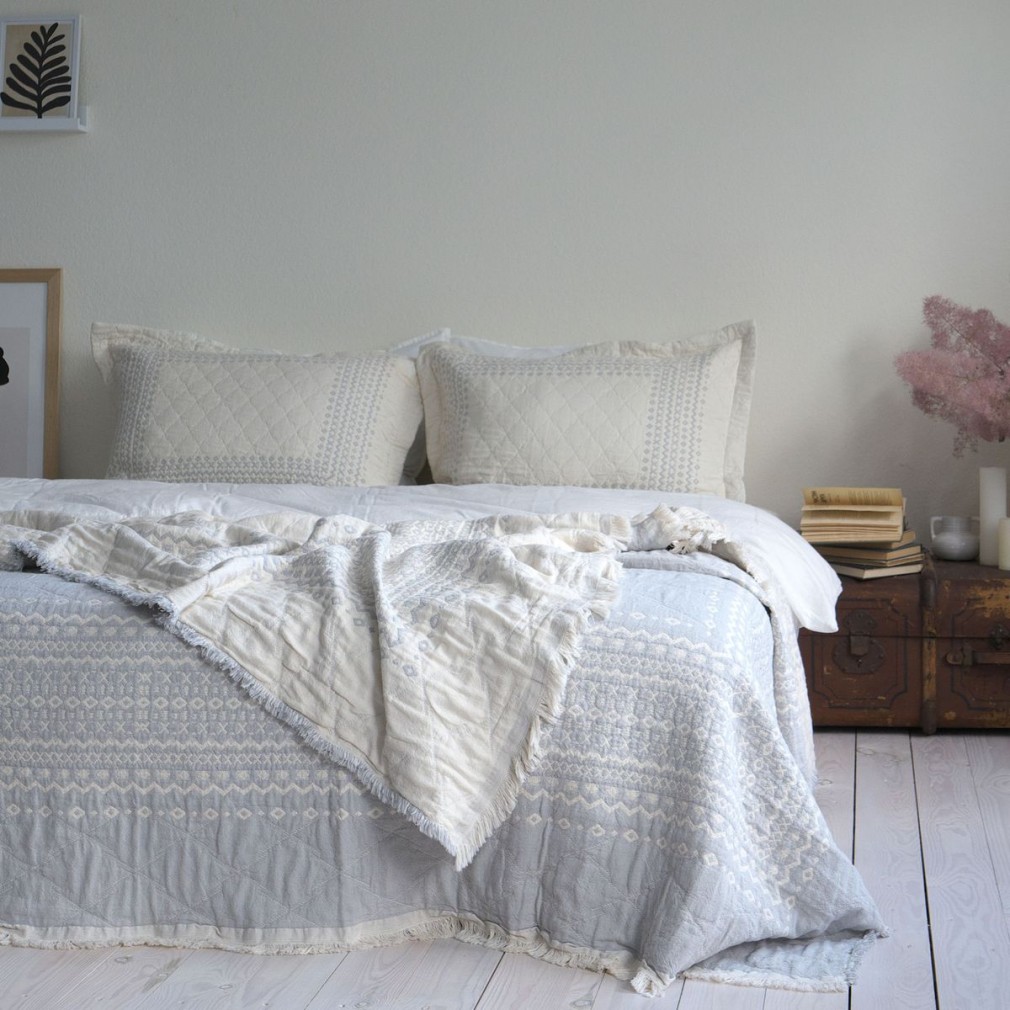 Покривало муслінове 230х250 La Modno Vintage grey