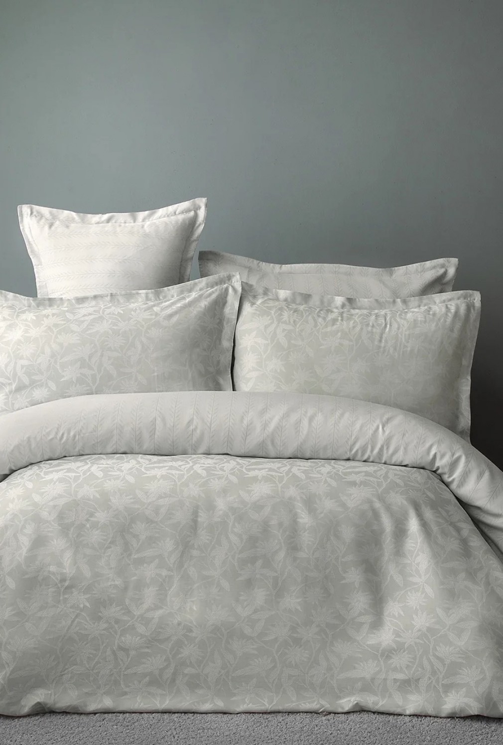 Комплект постільної білизни Issimo Home Minty exclusive жаккард/тенсел євро