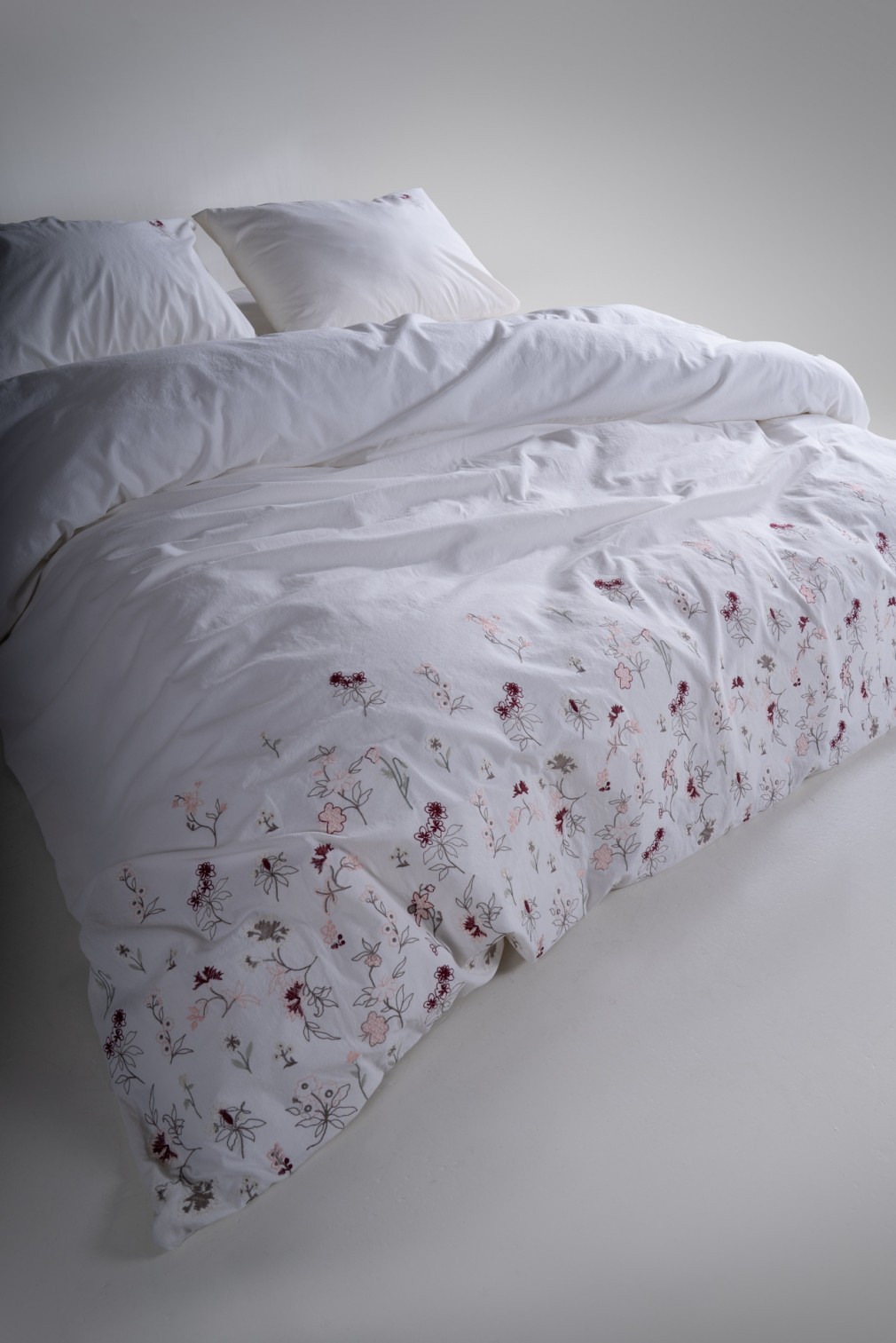 Комплект постільної білизни Limasso Garden de Fleur Snow White євро