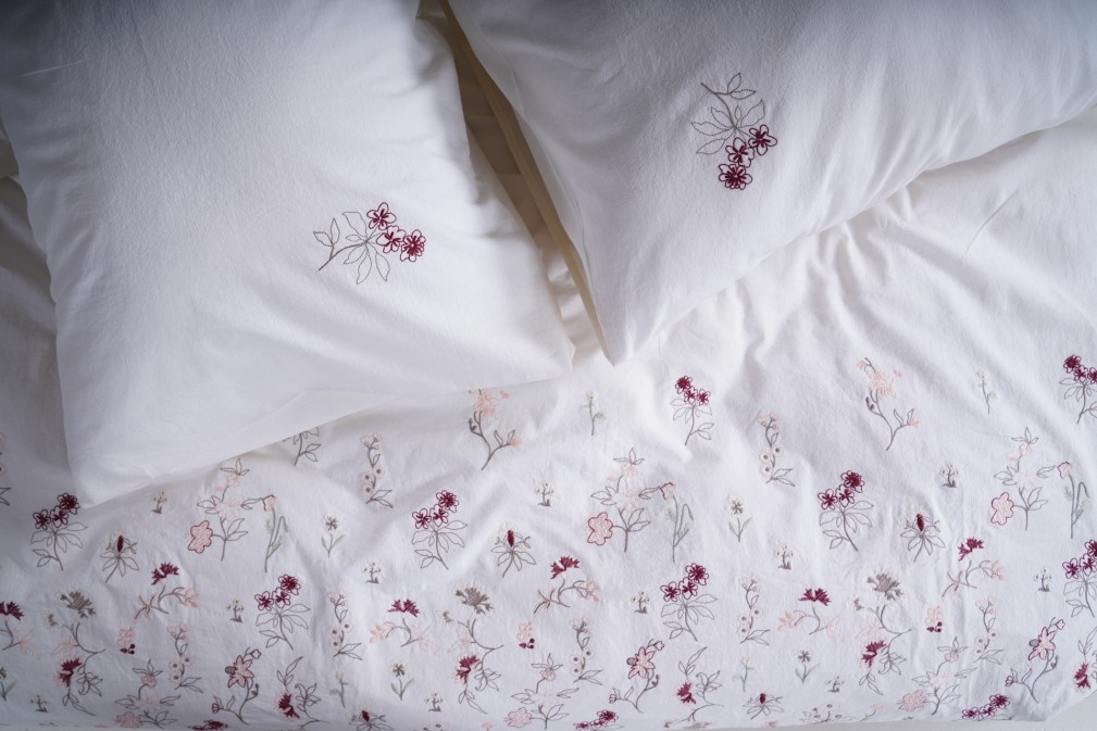 Комплект постільної білизни Limasso Garden de Fleur Snow White євро