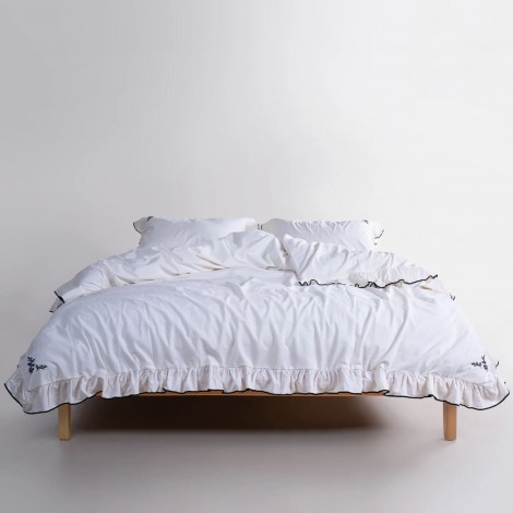 Комплект постільної білизни Limasso Casablanka Snow White євро