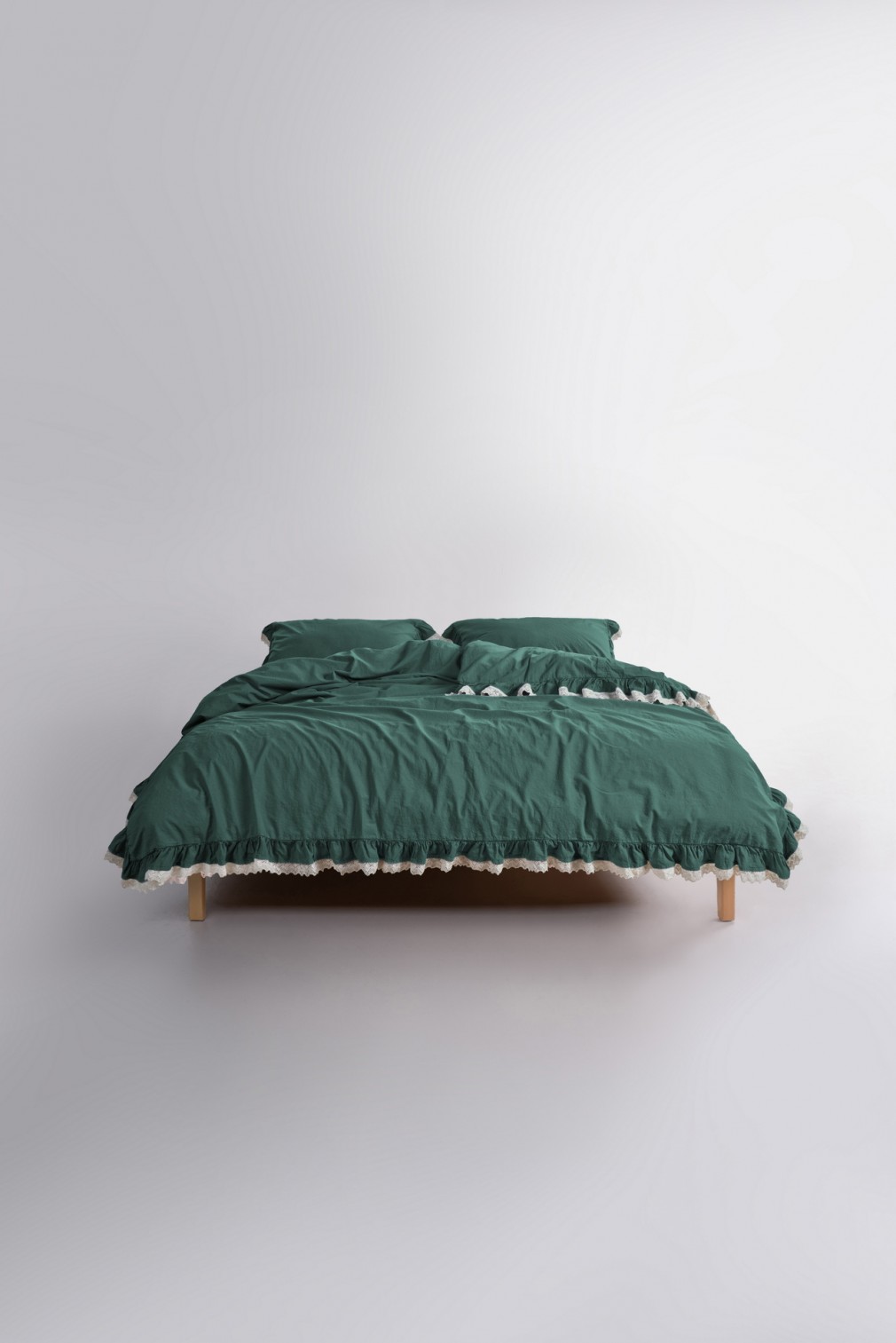 Комплект постельного белья Limasso Dora Dark Green евро