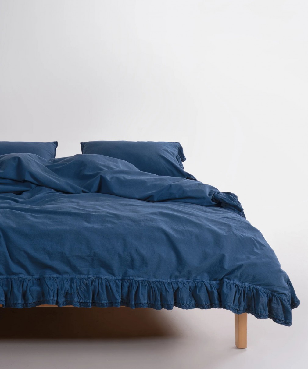 Комплект постільної білизни Limasso Sicilia Dress Blue євро