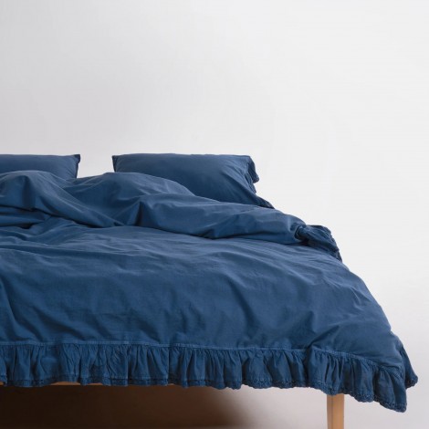 Комплект постільної білизни Limasso Sicilia Dress Blue євро