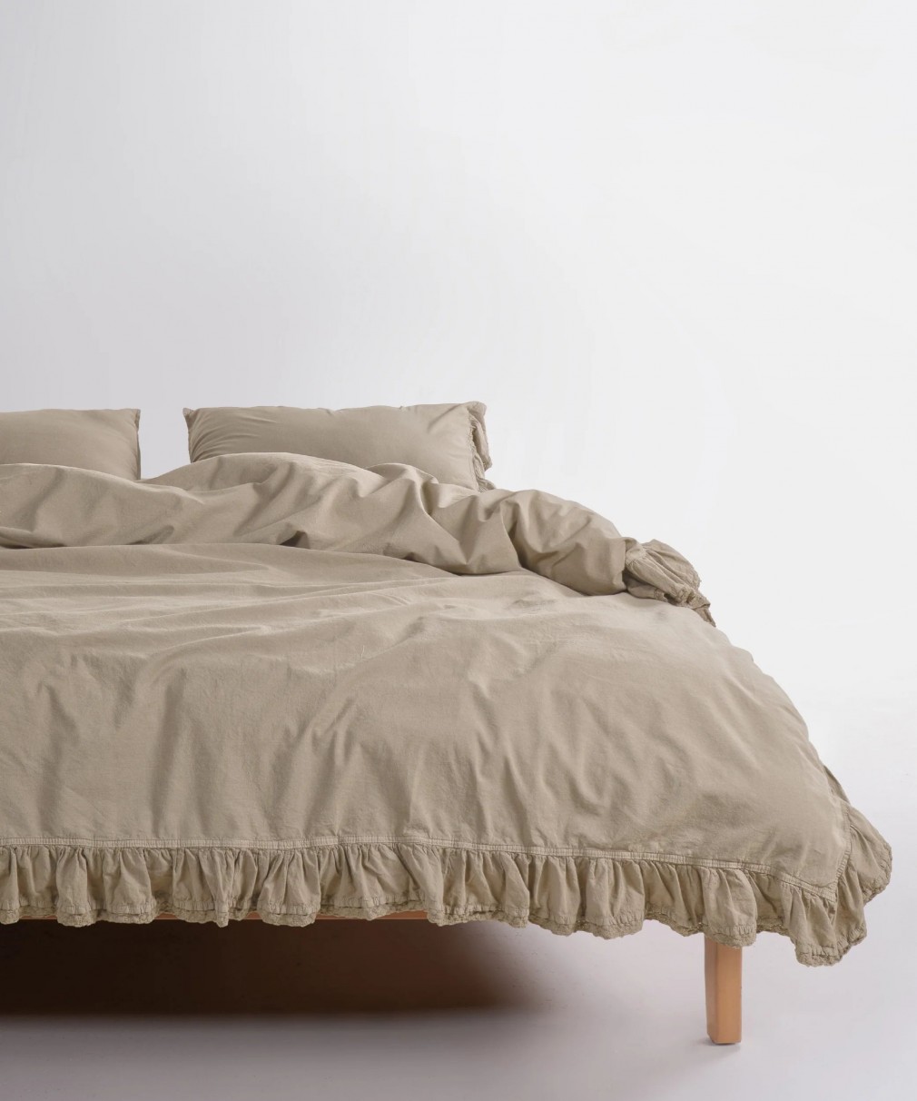 Комплект постільної білизни Limasso Sicilia Oxford Tan євро