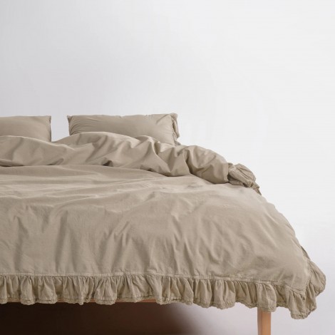 Комплект постільної білизни Limasso Sicilia Oxford Tan євро