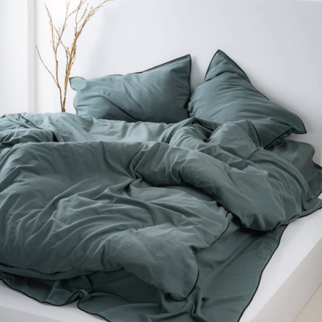 Комплект постільної білизни Limasso Essualte Dark Green