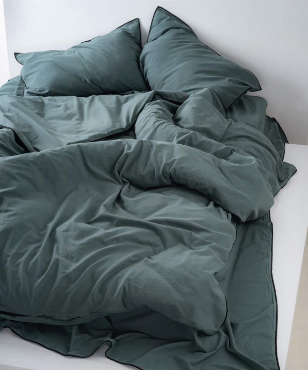 Комплект постільної білизни Limasso Essualte Dark Green