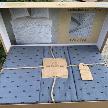 Комплект постільної білизни Limasso Pas a Pas Natural Grey