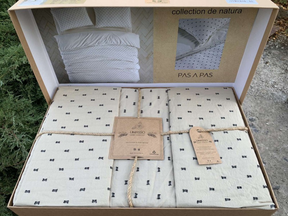 Комплект постільної білизни Limasso Pas a Pas Oxford Tan