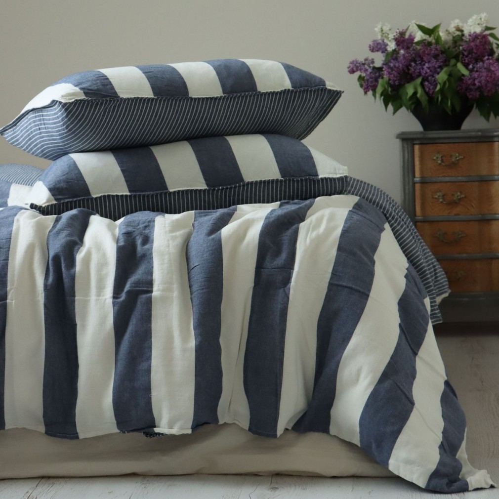 Комплект постільної білизни Limasso Ligne Epaisse Dress Blue