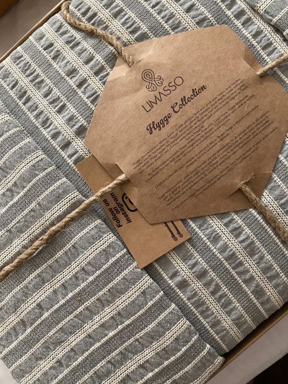 Комплект постільної білизни Limasso Hygge Grey