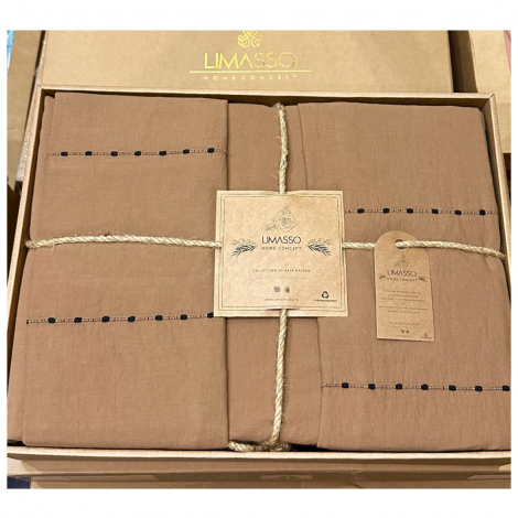 Комплект постільної білизни Limasso Vilnius Wood Smoke