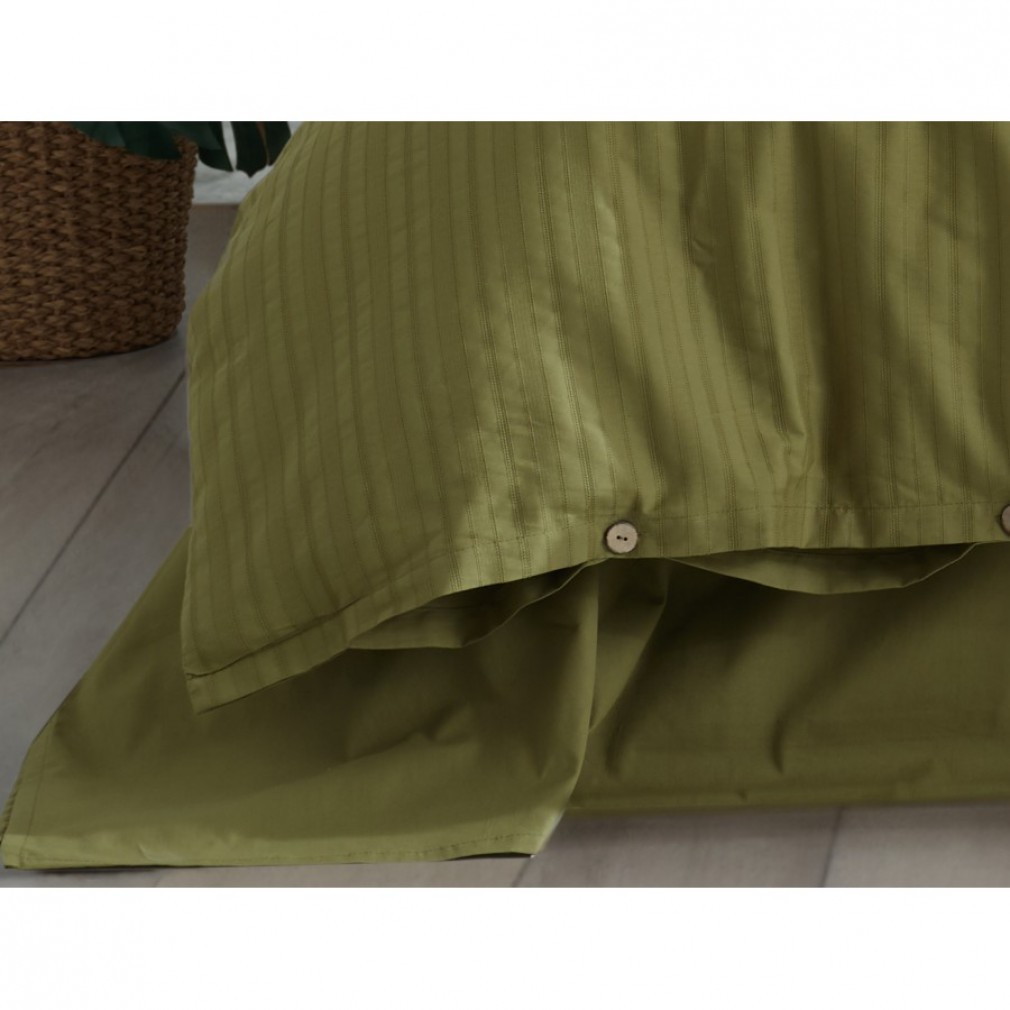 Комплект постільної білизни Limasso Paradiso Gofreli olive