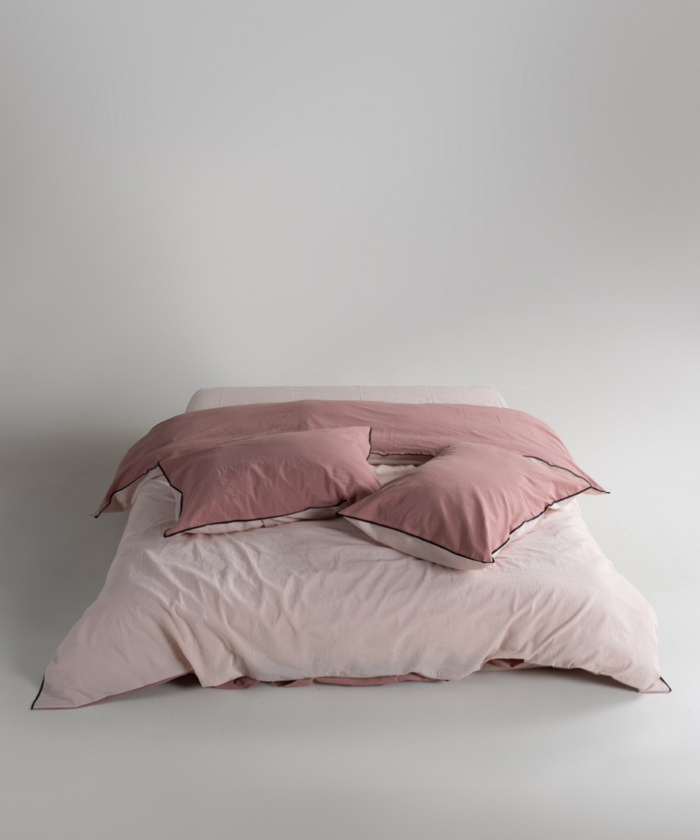 Комплект постільної білизни Limasso Essualte Pristine-Old rose євро