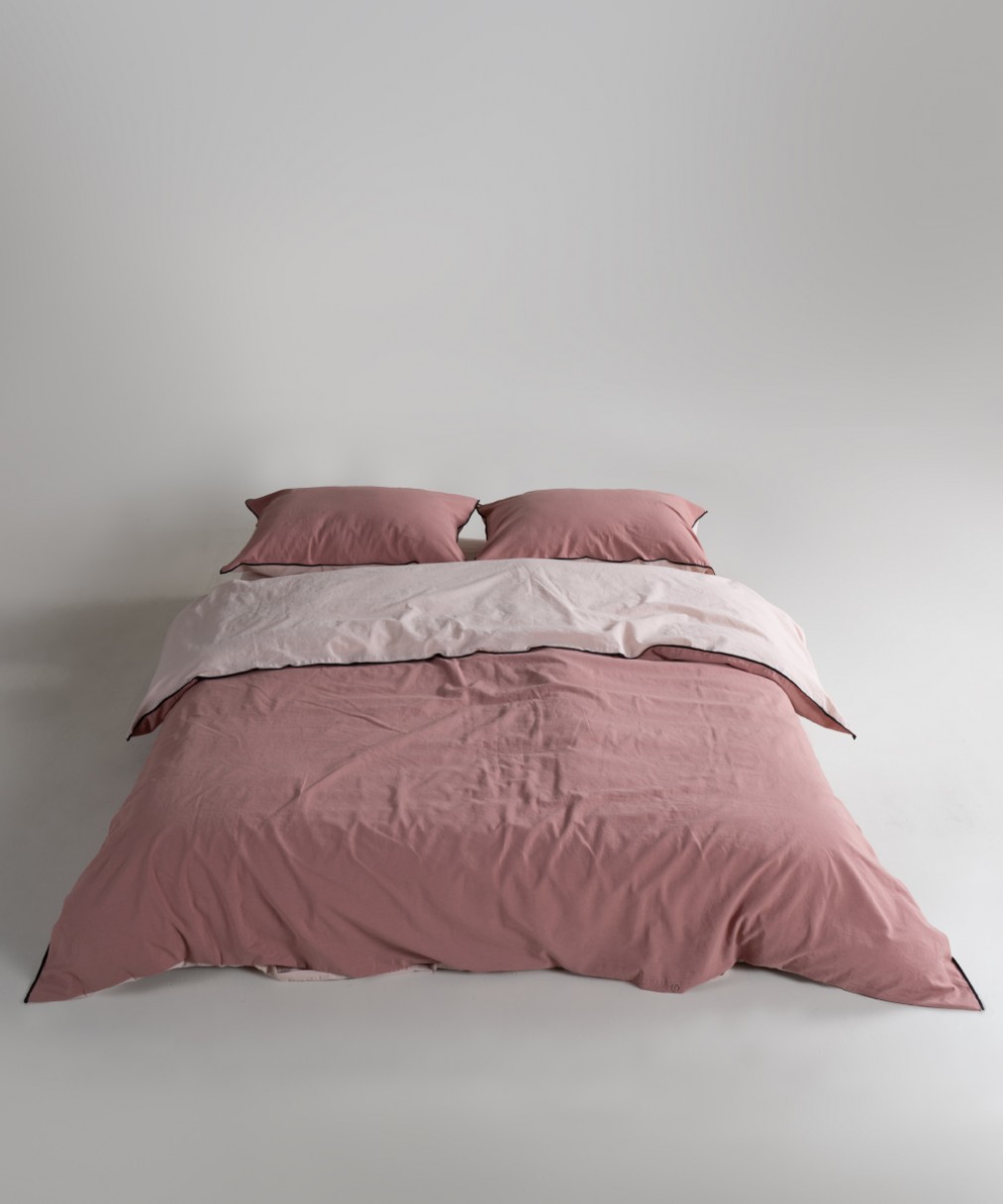 Комплект постільної білизни Limasso Essualte Pristine-Old rose євро