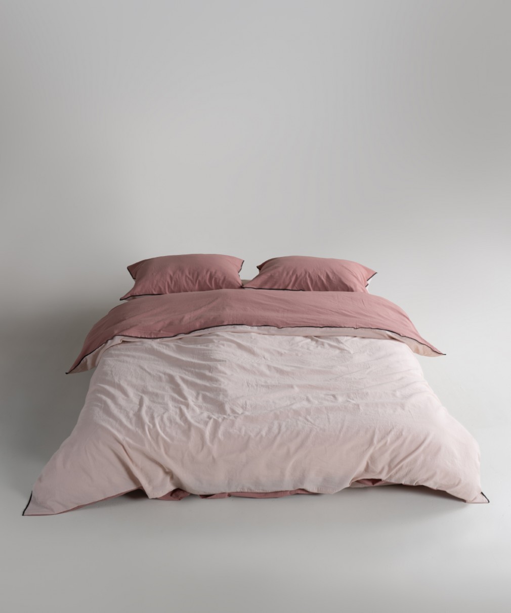 Комплект постільної білизни Limasso Essualte Pristine-Old rose євро