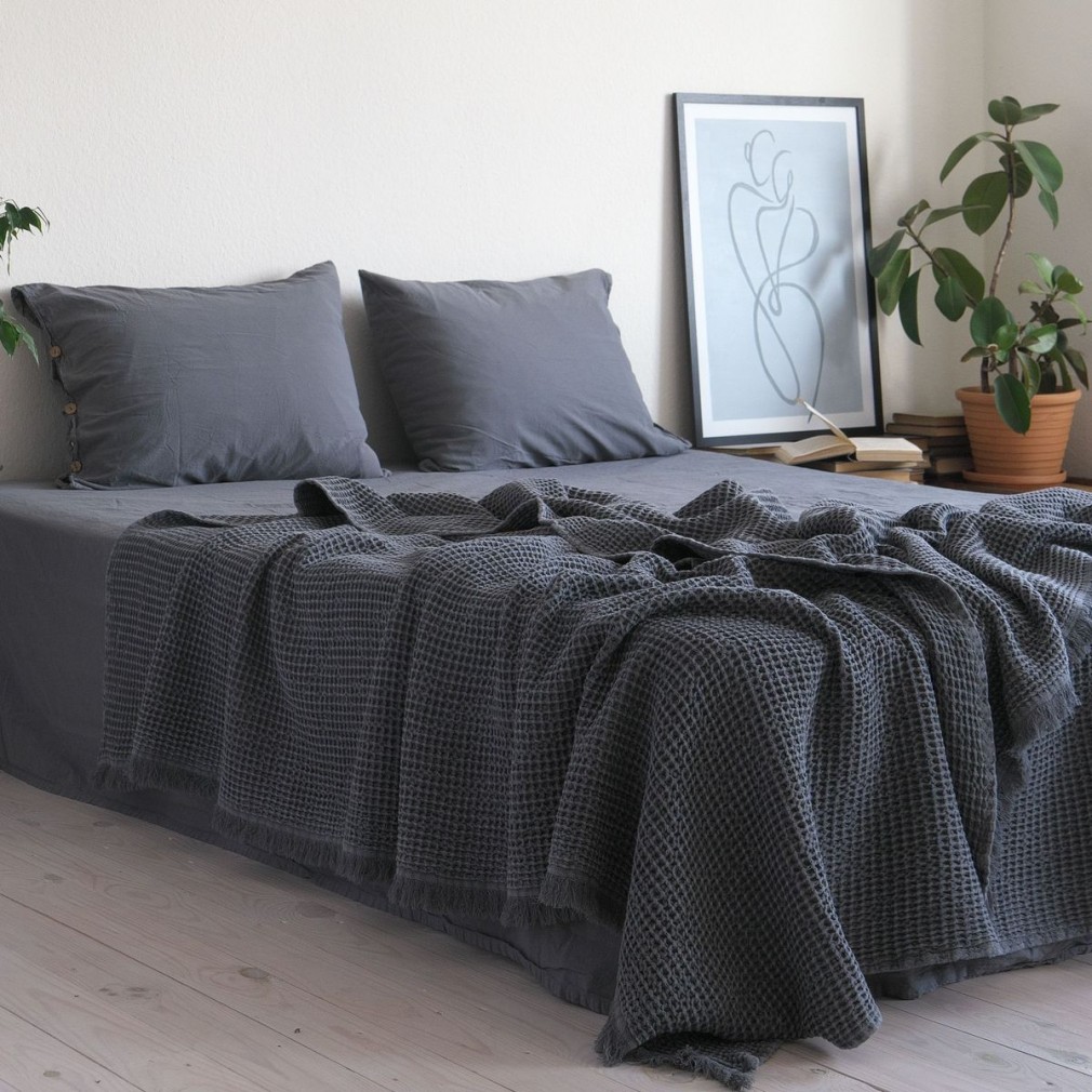 Покривало 220х240 La Modno Pike Stonewashed Anthracite