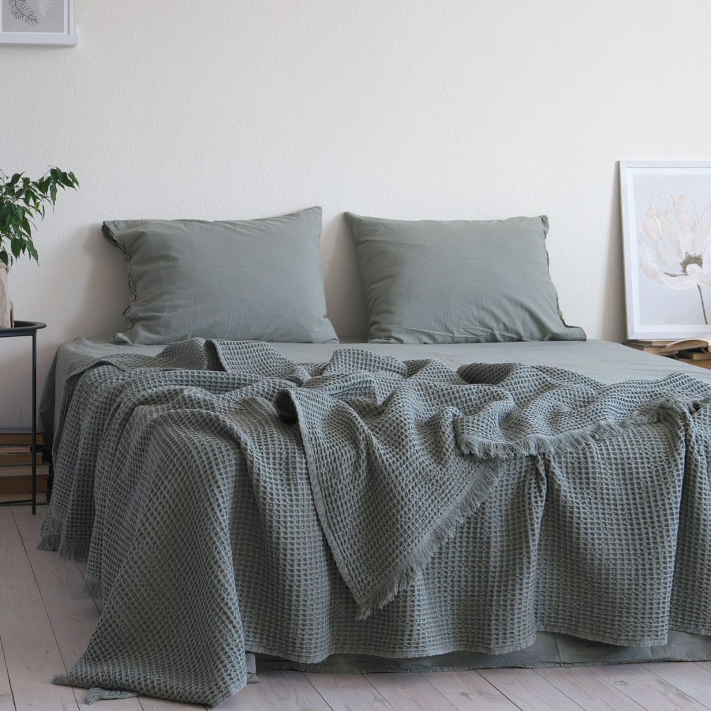 Покривало 220х240 La Modno Pike Stonewashed French Green