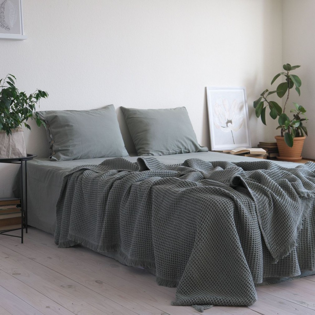Покривало 220х240 La Modno Pike Stonewashed French Green