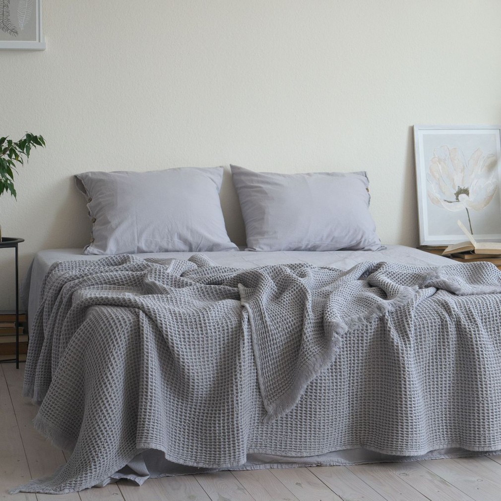 Покривало 220х240 La Modno Pike Stonewashed Pearl Gray