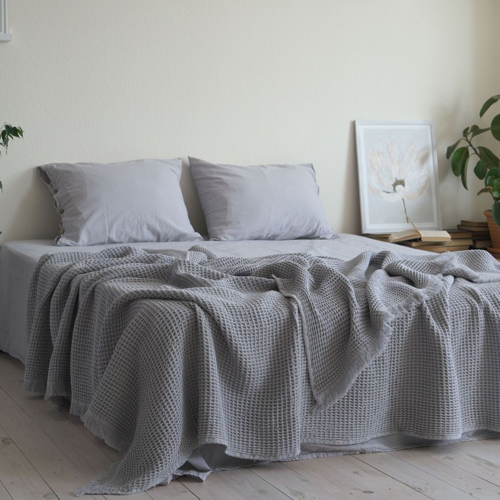 Покривало 220х240 La Modno Pike Stonewashed Pearl Gray