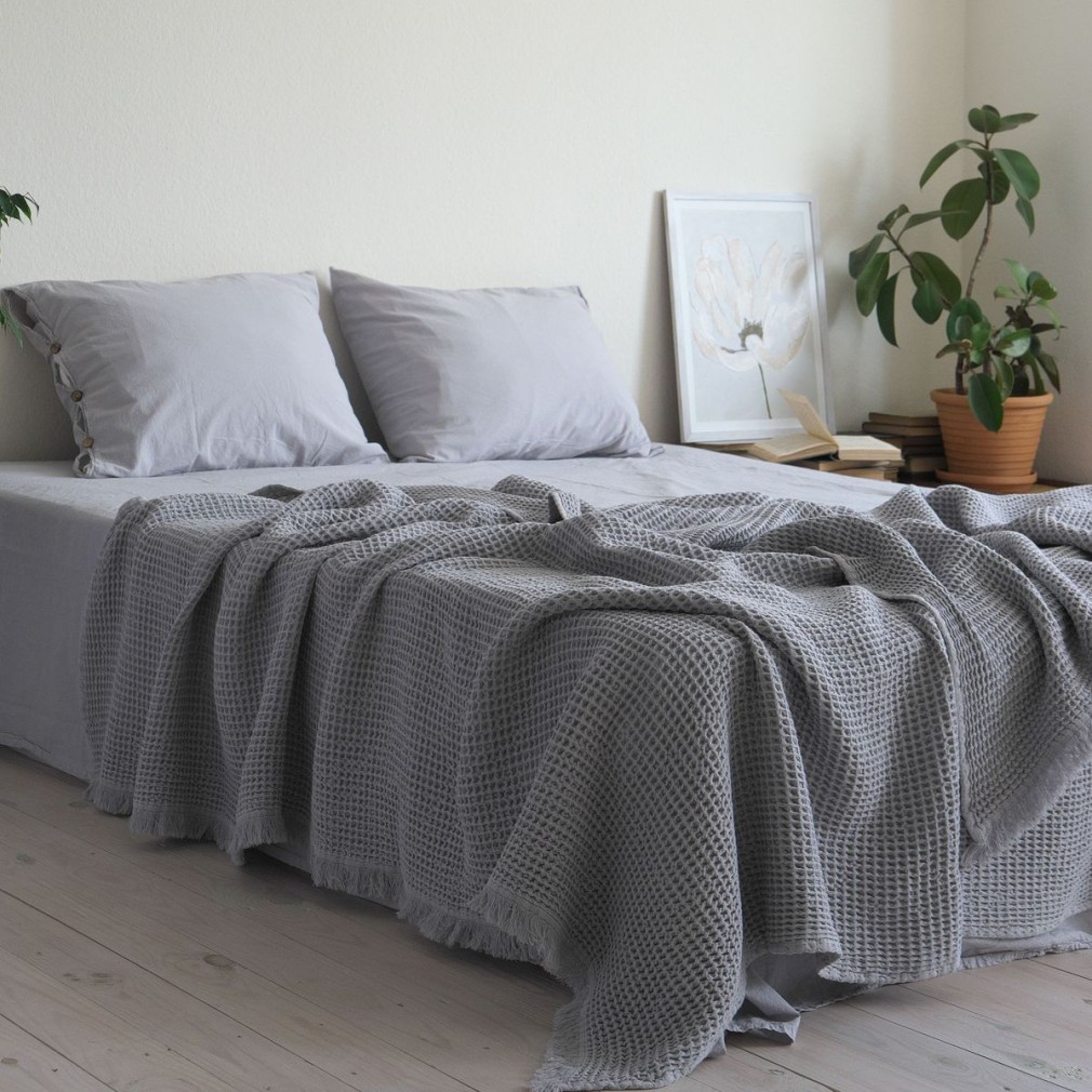 Покривало 220х240 La Modno Pike Stonewashed Pearl Gray