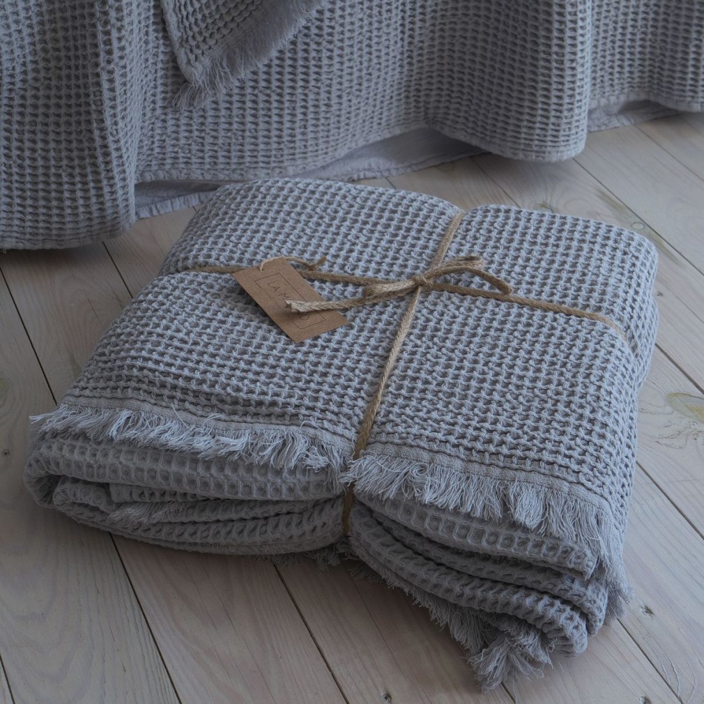 Покривало 220х240 La Modno Pike Stonewashed Pearl Gray
