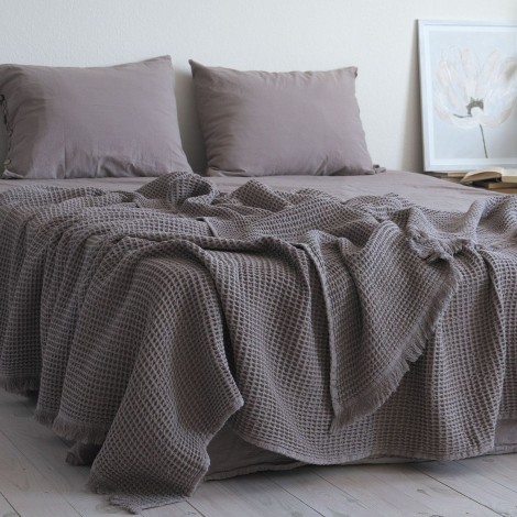 Покривало 220х240 La Modno Pike Stonewashed Taupe Brown