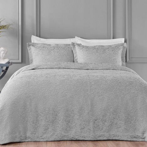 Покривало з наволочками 260×260 Tivolyo Home Sandy grey 