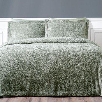 Покривало з наволочками 260×260 Tivolyo Home Sandy olive