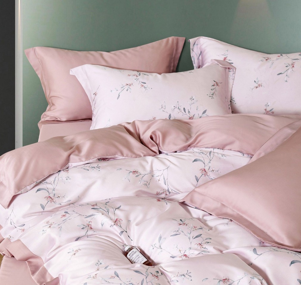 Комплект постільної білизни Home Line Орхідея рожева Tencel
