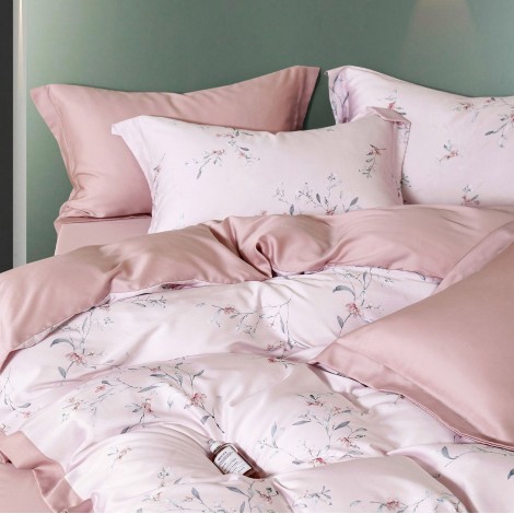 Комплект постільної білизни Home Line Орхідея рожева Tencel