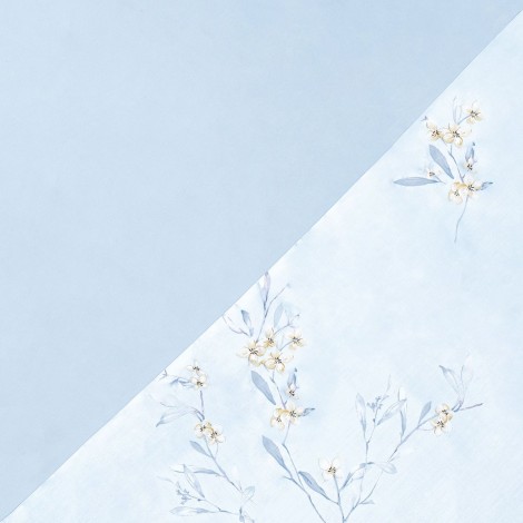 Комплект постільної білизни Home Line Орхідея синій Tencel