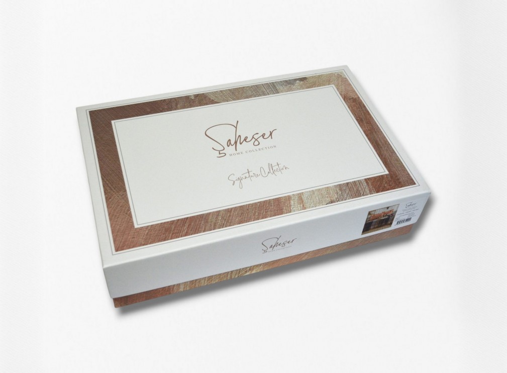 Постільна білизна з покривалом Saheser Floransa 240 x 260 см. Ekru