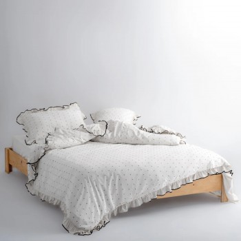 Комплект постільної білизни Limasso Exclusive Point Snow White 