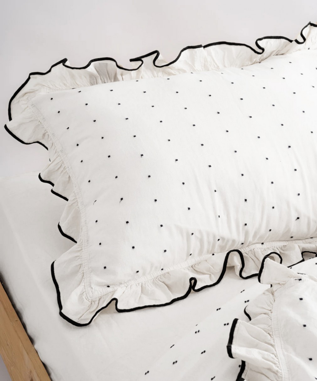 Комплект постільної білизни Limasso Exclusive Point Snow White 