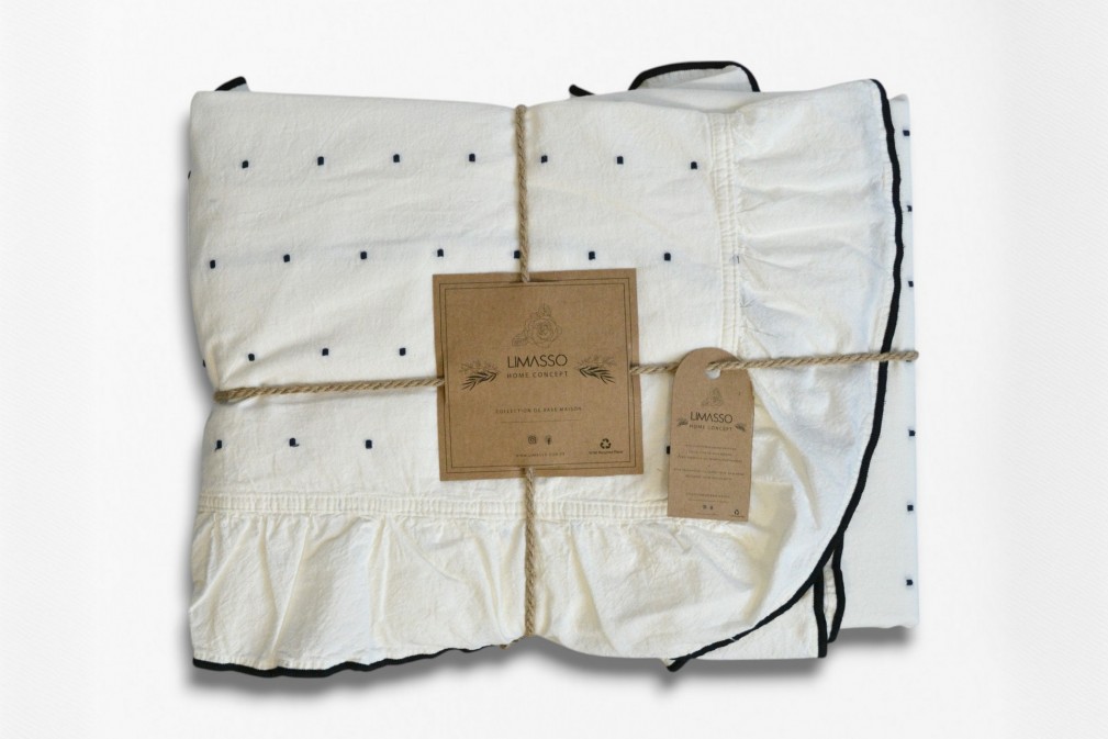 Комплект постільної білизни Limasso Exclusive Point Snow White 