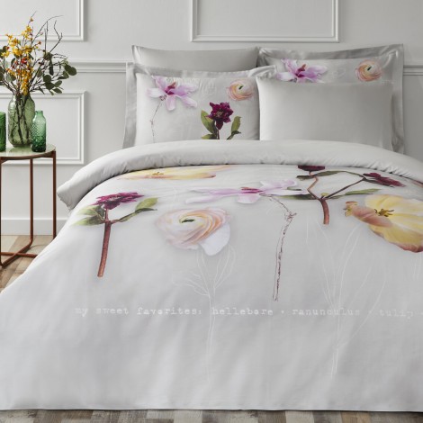 Комплект постільної білизни Tivolyo Home Floris gri