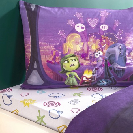 Комплект постільної білизни Tac Disney 160×220 см Inside Out 2