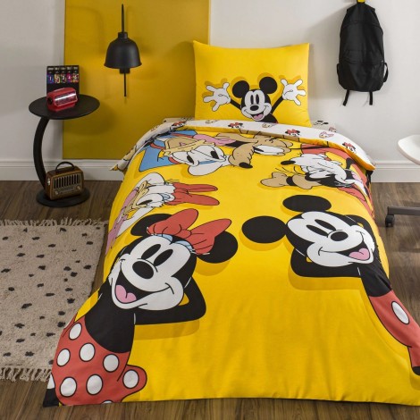 Комплект постельного белья Tac Disney 160×220 см Miskey Friends