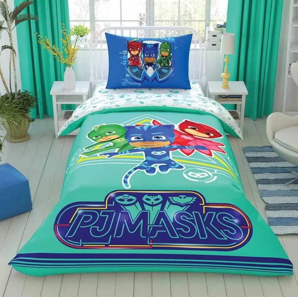 Комплект постільної білизни Tac Disney 160×220 см PJ Masks Move