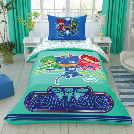 Комплект постільної білизни Tac Disney 160×220 см PJ Masks Move