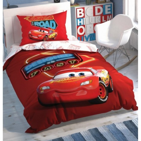 Комплект постільної білизни Tac Disney Cars Shine Road