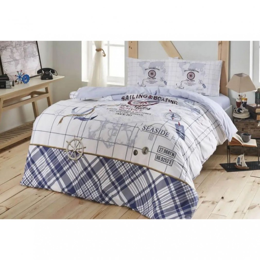 Комплект постільної білизни Tac Sea Side Blue