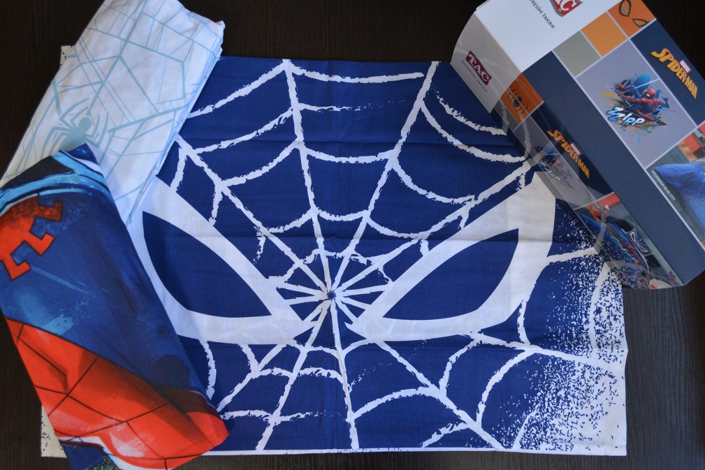 Комплект постільної білизни Tac Disney 160×220 см Spiderman Blue City