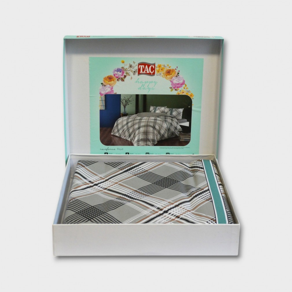 Комплект постільної білизни Tac Ranforse 200×220 см Floyd
