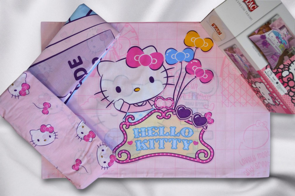 Комплект постільної білизни Tac Disney 160×220 см Hello Kitty Travel