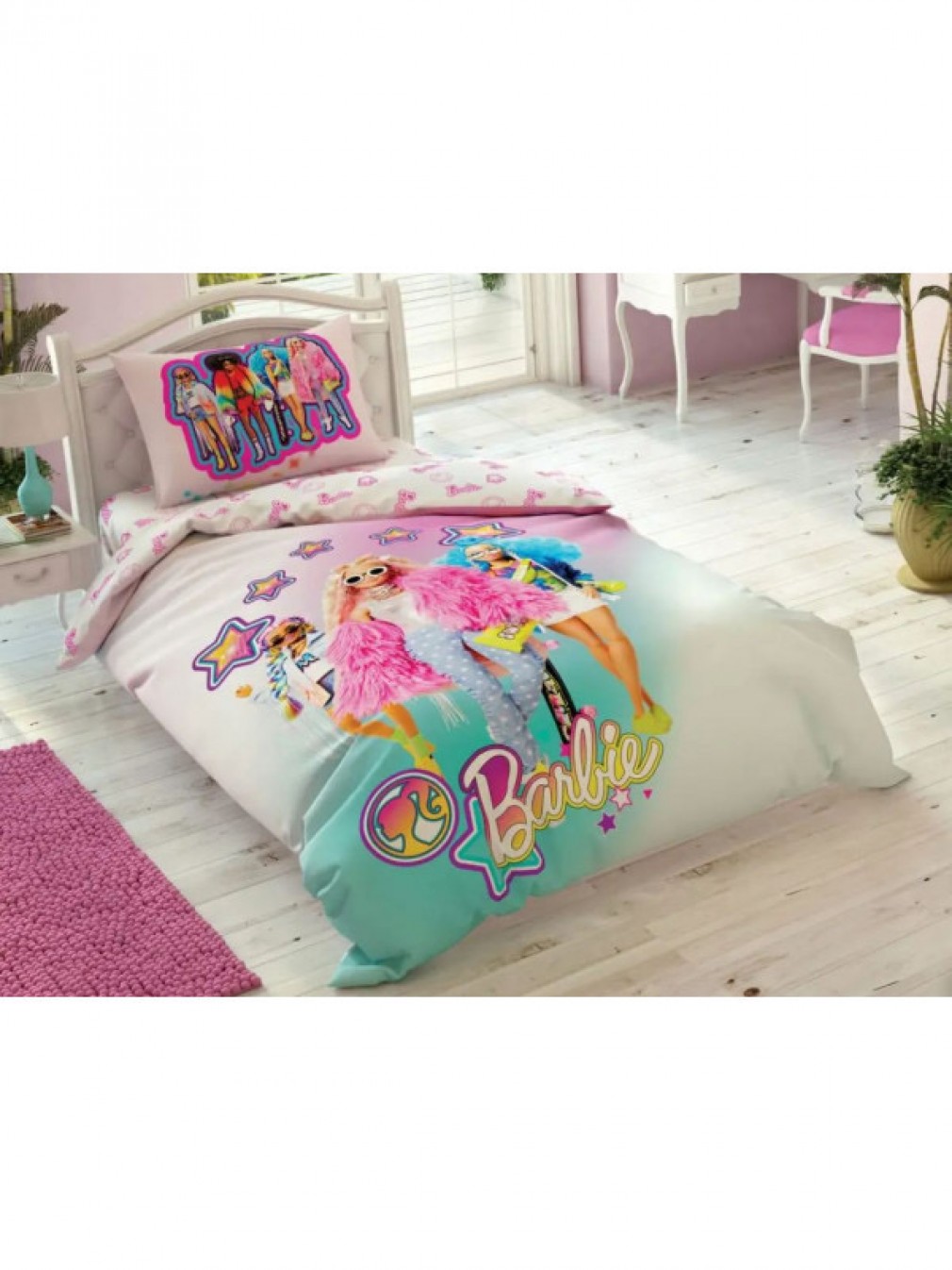 Комплект постільної білизни Tac Disney Barbie Extra Lamba