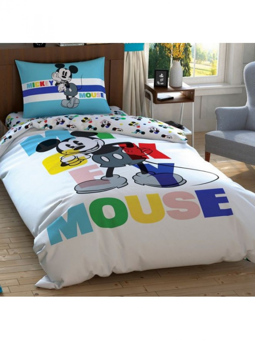 Комплект постільної білизни Tac Disney Mickey Colour Face